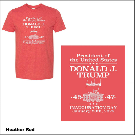 Donald J. Trump Inauguration Day January 20th 2025 Short Sleeve T-Shirt