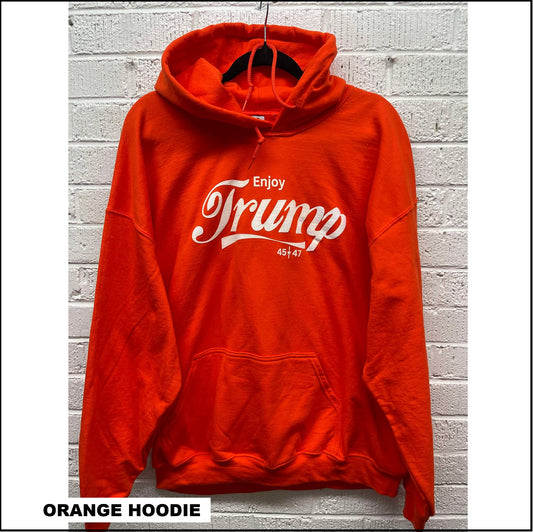 Enjoy TRUMP 45-47 Long Sleeve Hoodie