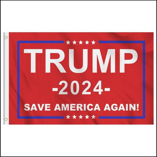 TRUMP 2024 Save America Again 3'x5' Polyester Flag