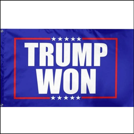 TRUMP WON - 3'x5' Polyester Flag