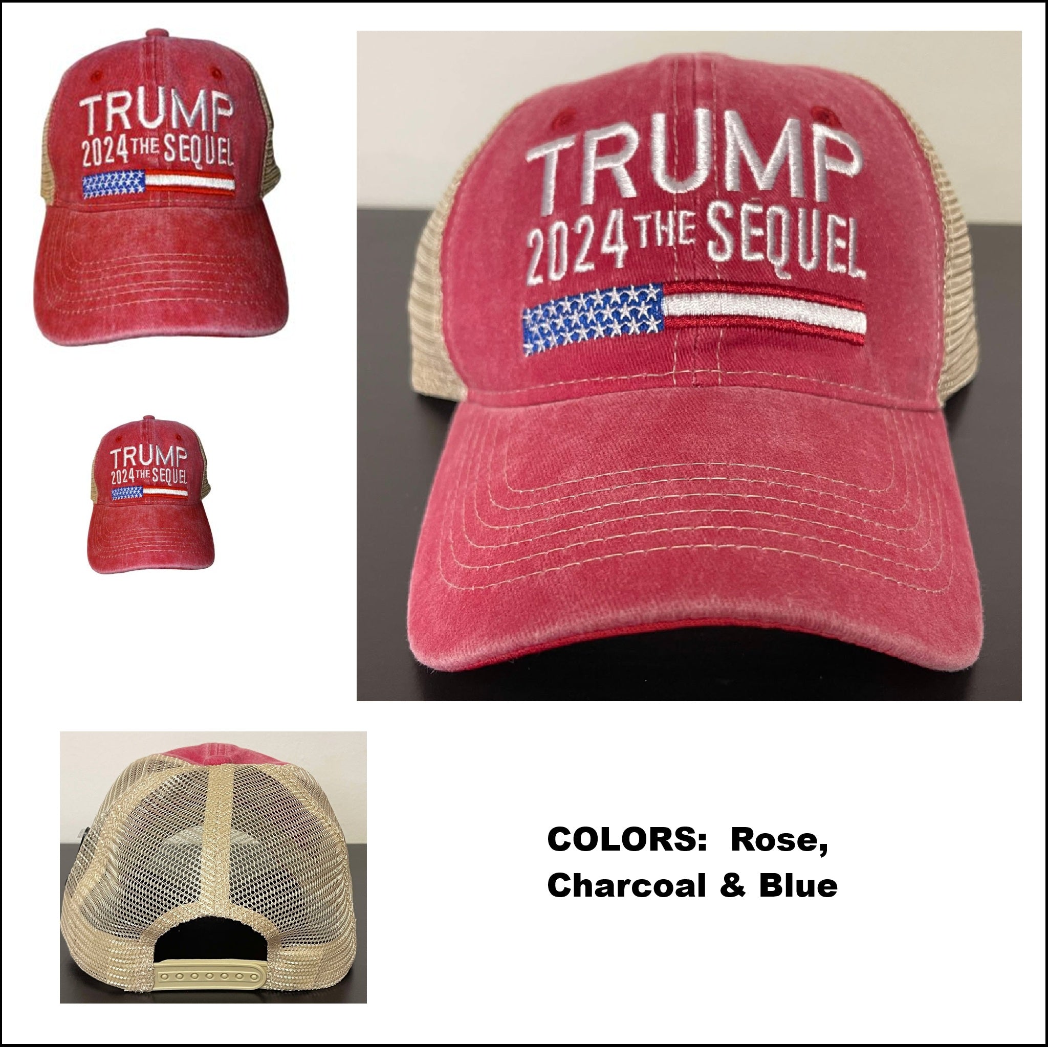 Adesivo Paraurti Trump 2024 – Decalcomania In Vinile 'The Sequel FJB' Multicolore