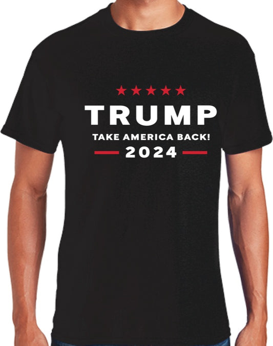 Trump MAGA Take America Back 2024 Short Sleeve T-Shirt