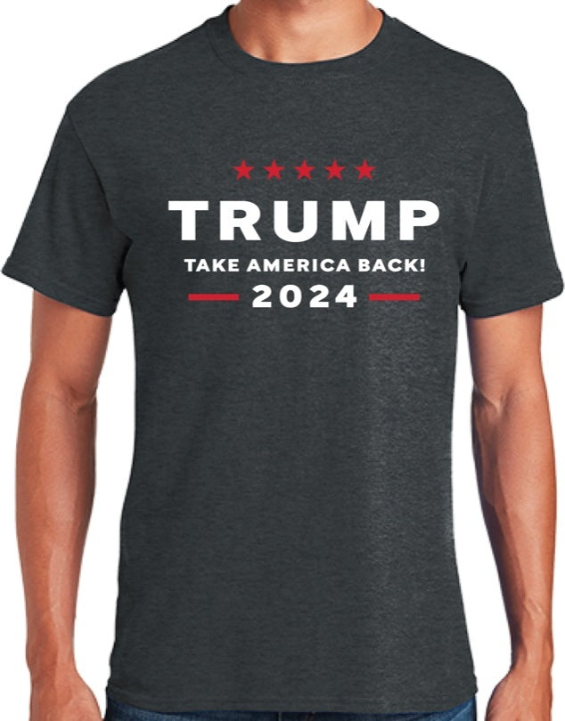 Trump MAGA Take America Back 2024 Short Sleeve T-Shirt